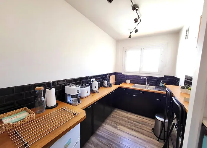 Moderne Renove - Face - Terrasse - Wifi Gratuit - Fr-1-92-818 公寓 莱萨布勒-多洛讷